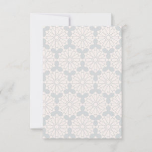 Islamisches geometrisches Muster RSVP Karte