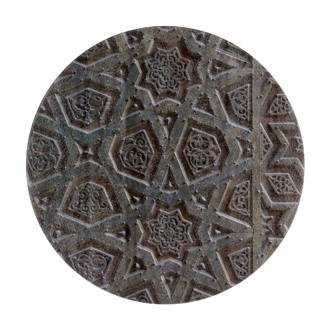 Islamisches geometrisches Muster Schneidebrett (Vorderseite)