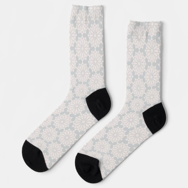 Islamisches geometrisches Muster Socken (Linkes Detail)