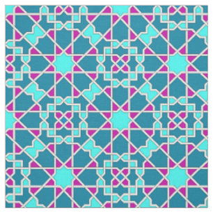 Islamisches geometrisches Muster Stoff