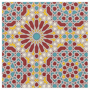 Islamisches geometrisches Muster Stoff