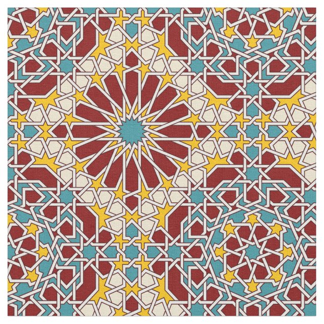 Islamisches geometrisches Muster Stoff (Nahaufnahme)