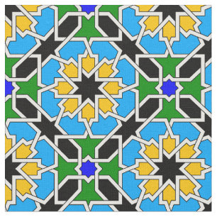 Islamisches geometrisches Muster Stoff