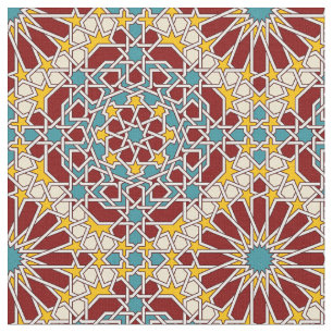 Islamisches geometrisches Muster Stoff
