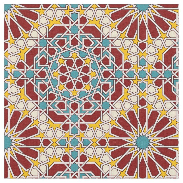 Islamisches geometrisches Muster Stoff (Nahaufnahme)