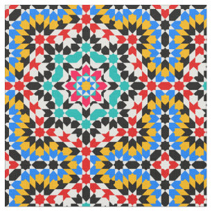 Islamisches geometrisches Muster Stoff