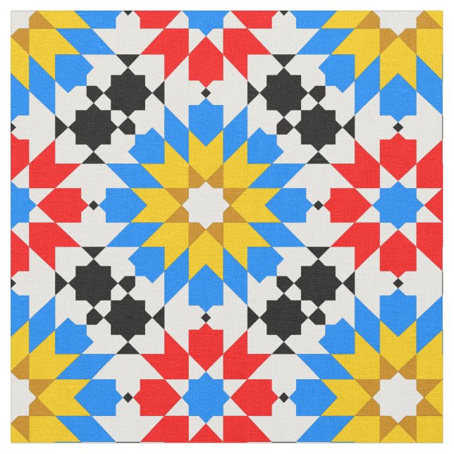 Islamisches geometrisches Muster Stoff (Nahaufnahme)