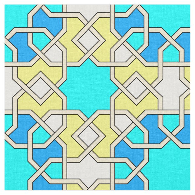 Islamisches geometrisches Muster Stoff (Nahaufnahme)