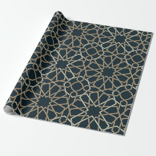Islamisches geometrisches Musterdesign Abstract Geschenkpapier