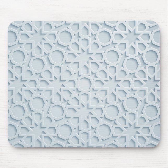 islamisches marokkanisches geometrisches Muster Mousepad (Vorne)