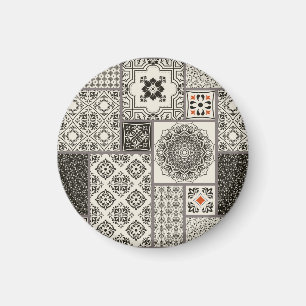 Islamisches Muster aus Keramik Magnet