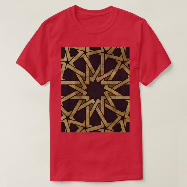 Islamisches Muster Grafik T-Shirt (Design vorne)
