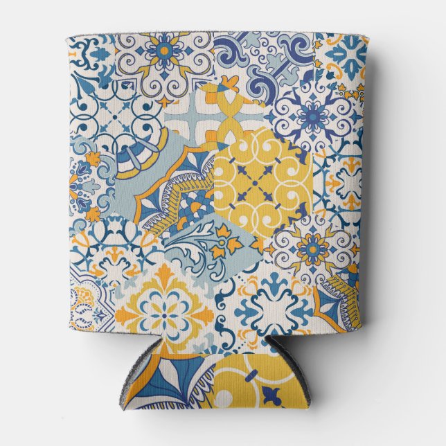 Islamisches Patchwork: Majolica Tile Dosenkühler (Vorderseite)