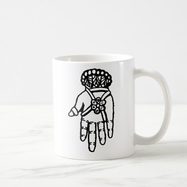 Islamisches Symbol: Hamsa Kaffeetasse (Rechts)