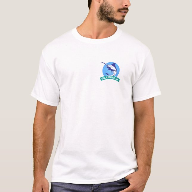 Islamorada - "Existiert nicht nur! Leben...." T-Shirt (Vorderseite)