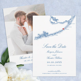 Islamorada Florida Keys Elegante Marine Blue Weddi Save The Date