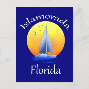 Islamorada Florida Keys Segeln Postkarte