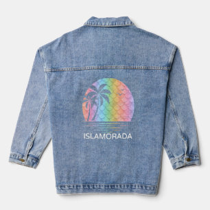Islamorada Florida Mermaid Vacacation Beach Family Jeansjacke