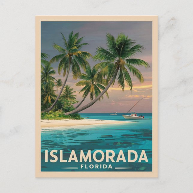 Islamorada Florida Postkarte (Vorderseite)