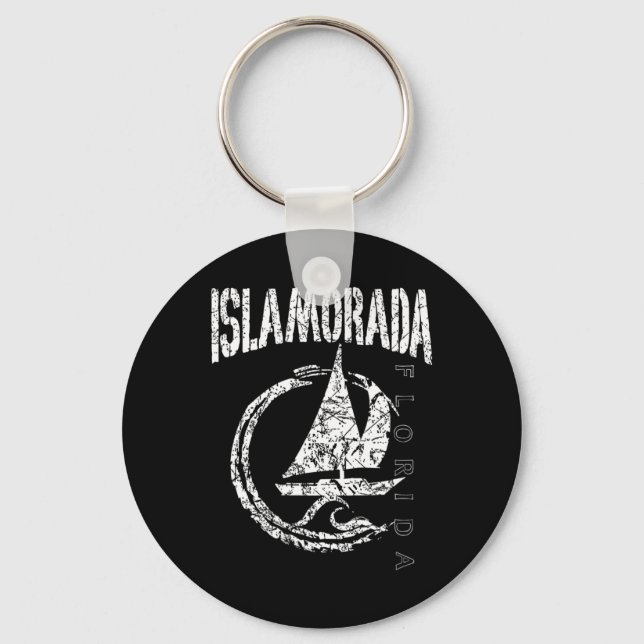 Islamorada Florida Souvenir Schlüsselanhänger (Vorderseite)