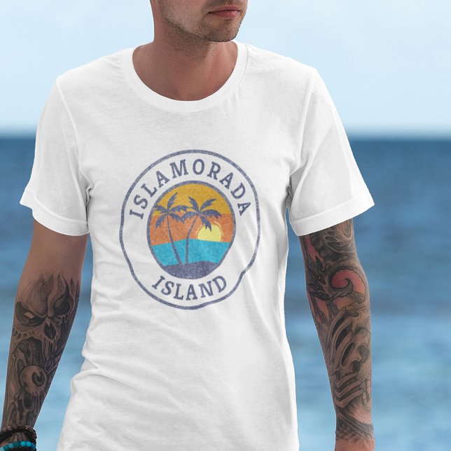 Islamorada Island, Florida Faded Classic Style T-Shirt (Von Creator hochgeladen)