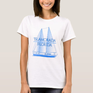 Islamorada Küste Nautical Segelschiff T-Shirt