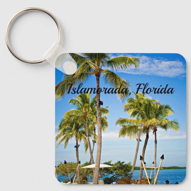 Islamorada, Palmen in Florida Schlüsselanhänger (Vorderseite)