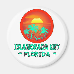 ISLAMORADA SCHLÜSSELFL TROPISCHER BESTIMMUNGSORT MAGNET