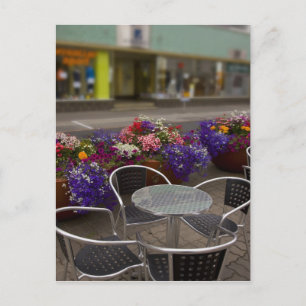 Island, Akureyri. Blick auf das Hauptgeschäft Postkarte