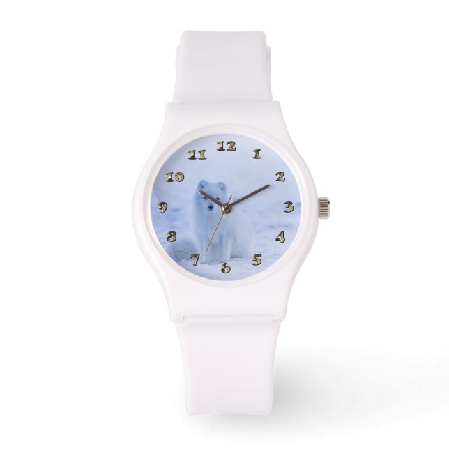 Island Arctic Fox Armbanduhr (Vorderseite)