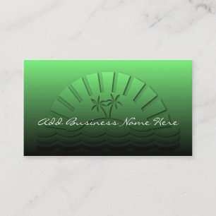 Island Beach Business Cards Visitenkarte