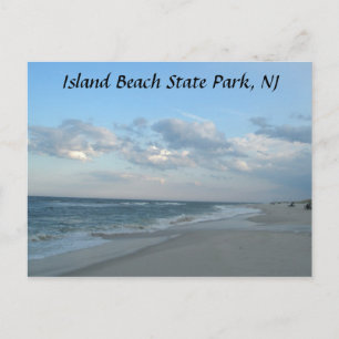 Island Beach State Park, carte postale NJ