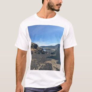 Island Berg Fluss Naturfotografie T-Shirt
