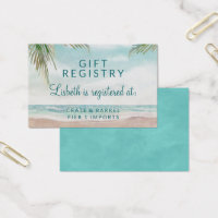 Island Breeze Douche Registre Cadeau Insertion Car