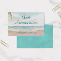 Island Breeze Guest Accommodation Insert Card