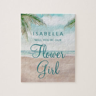 Island Breeze Strand Werde unser Blumenmädchen Vor