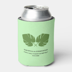 "Island Charm" Custom Green Can Cooler mit Monste Dosenkühler