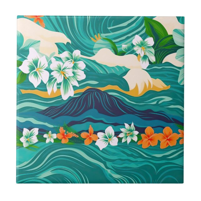Island Dreams Fliese (Vorderseite)