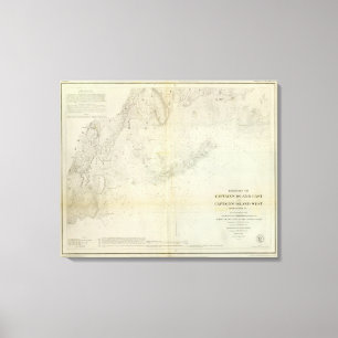 Island E, W Kapitäns Leinwanddruck