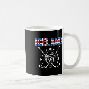 Island Eis-Hockey-Liebhaber Jersey Isländischer Ho Kaffeetasse