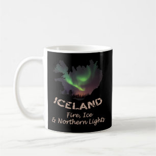Island - Feuerlöscher Aurora Kaffeetasse