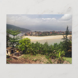 Island Fischerdorf, Vietnam Postkarte