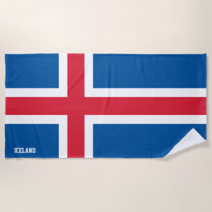 Island Flag Splendid Patriotic Strandtuch