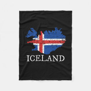 Island-Flagge Fleecedecke