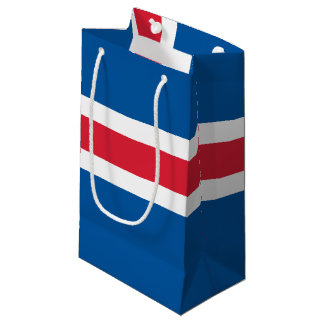 Island Flagge Kleine Geschenktüte
