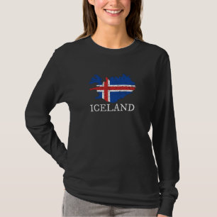 Island-Flagge T-Shirt