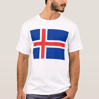 Island-Flagge T-Shirt
