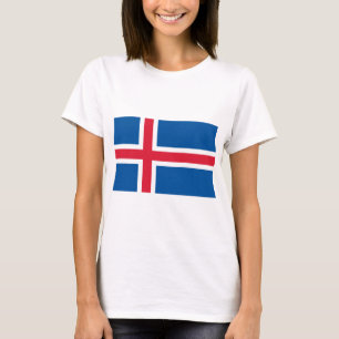Island-Flagge T-Shirt