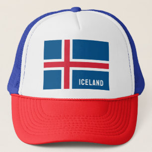 Island-Flagge Truckerkappe
