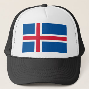 Island-Flagge Truckerkappe